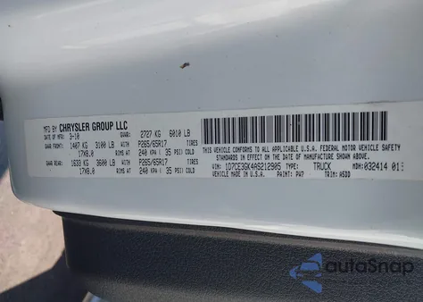 2010 Dodge Dakota Bighorn/Lonestar z USA, uszkodzony, nr VIN 1D7CE3GK4AS212905
